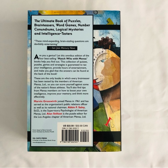 Match Wits With Mensa the Complete Quiz Book by Marvin Grosswirth Paperback Book - Picture 2 of 4